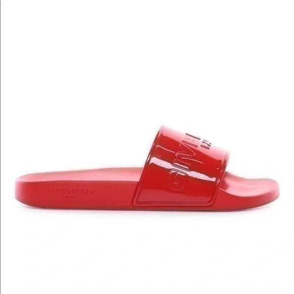 NWB Givenchy Logo Pool Slides - Picture 5 of 11